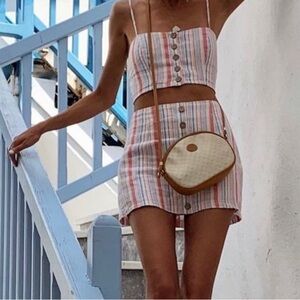 Striped  2 piece matching set